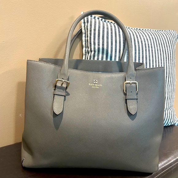 kate spade Handbags - Kate Spade Charcoal Tote Bag